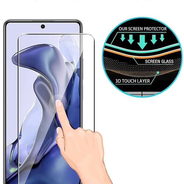 3-PACK Skärmskydd HD 0,3mm Xiaomi 11T Pro Transparent