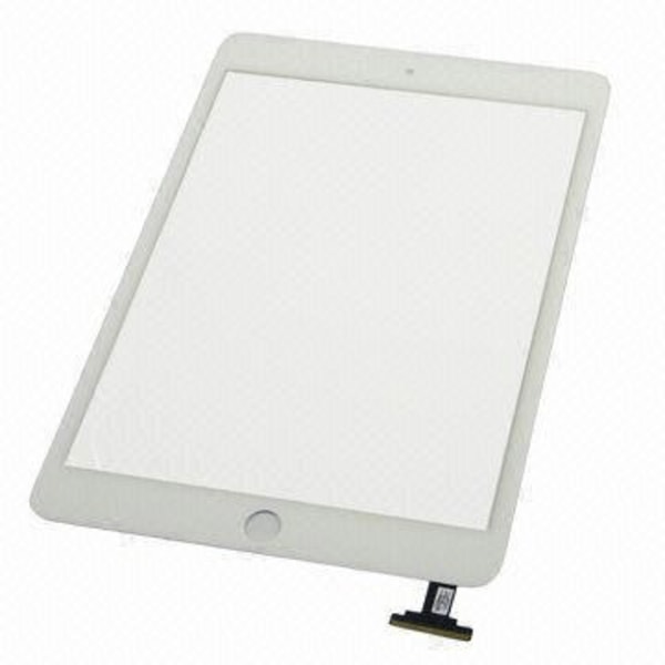 iPad Mini Glassskjerm/Berøringsskjerm/Display HVIT inkl. hjem-knapp