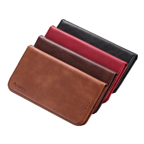 Glatt og slitesterkt lommebokdeksel - iPhone 11 Pro Röd