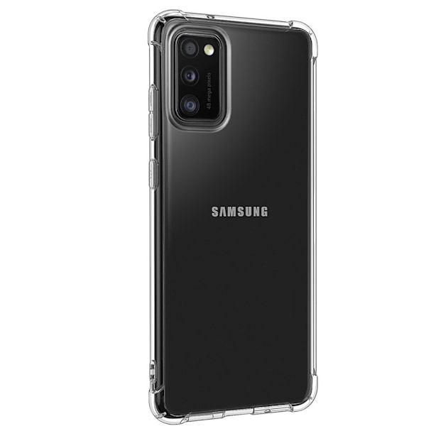 Samsung Galaxy A41 - Stilfuldt silikoneskal Blå/Rosa