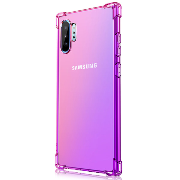 Samsung Galaxy Note10+ - Silikonikotelo Blå/Rosa