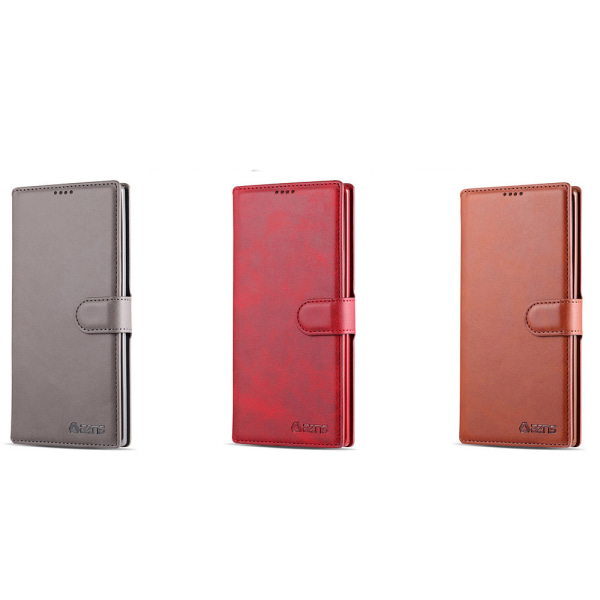 Samsung Galaxy Note10 Plus - Plånboksfodral Röd