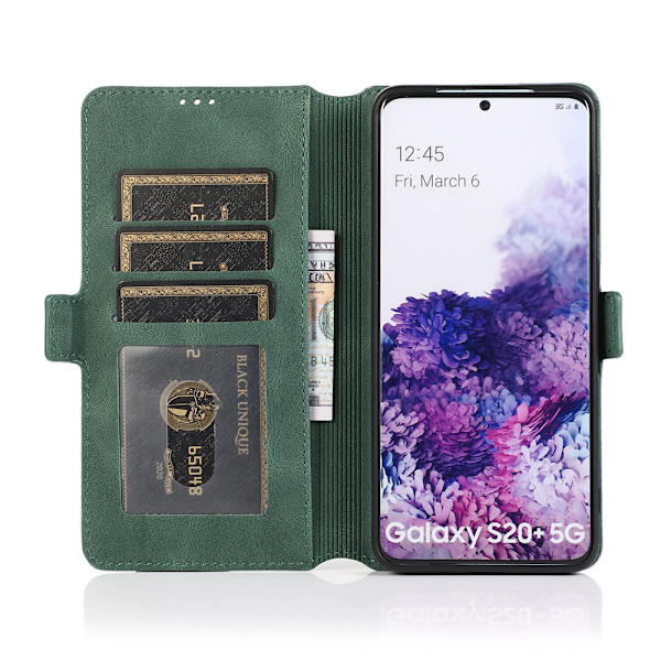Smidigt Stilsäkert Plånboksfodral - Samsung Galaxy S20 FE Svart