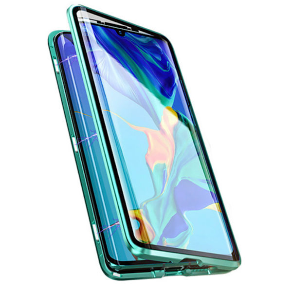 Praktiskt Dubbelt Magnetiskt Skal - Huawei P30 Pro Grön