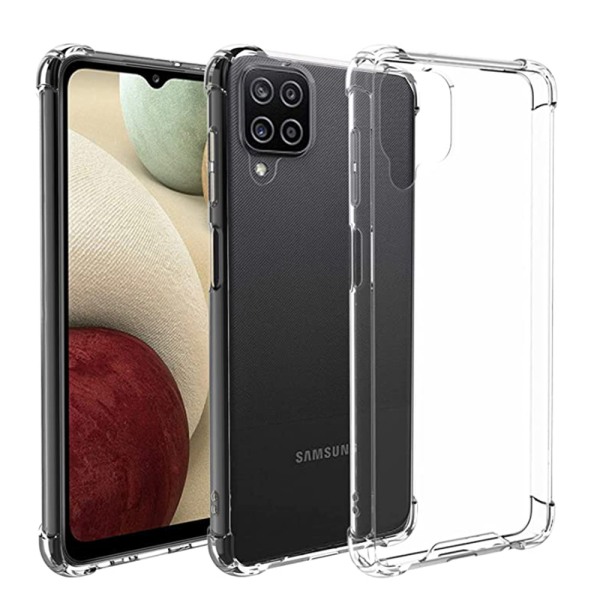 Beskyttende Floveme Silikone Cover - Samsung Galaxy A22 4G Genomskinlig