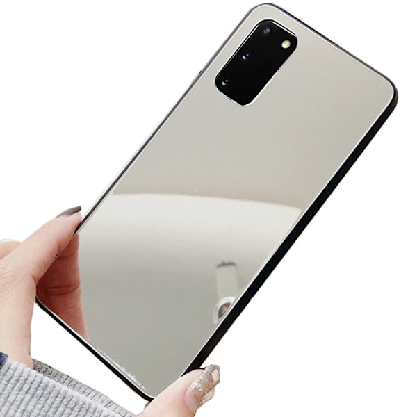 Skyddande Spegelglas - Samsung Galaxy S20 Silver