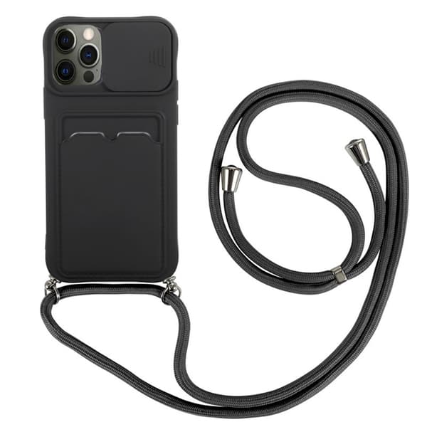Stilsäkert Skal med Korthållare - iPhone 12 Pro Gul