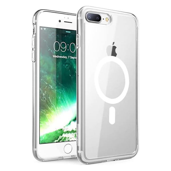 Stötdämpande Skal - iPhone 8 Plus Genomskinlig