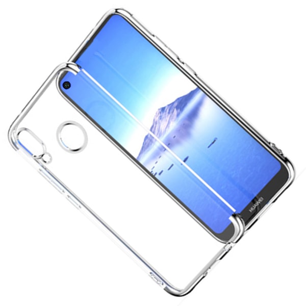 Huawei P40 Lite E - Stilfuldt Silikone Cover Floveme Blå