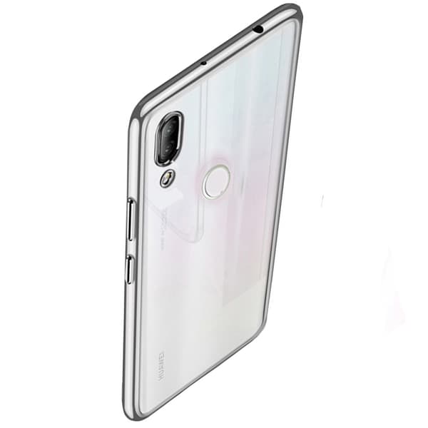 Stötdämpande Floveme Silikonskal - Huawei P Smart 2019 Silver