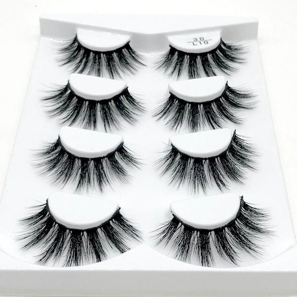 MERISDEL Mink-ripsienpidennys (4 paria) Svart L10