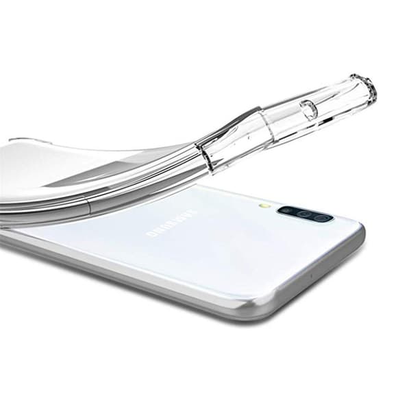 Samsung Galaxy A70 - Silikonskal Transparent/Genomskinlig