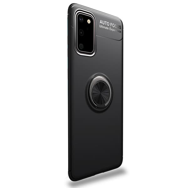 Kraftfuldt cover med ringholder - Samsung Galaxy S20 Blå Blå