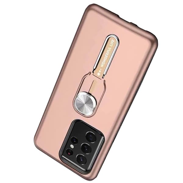 Professionelt etui med holder - Samsung Galaxy S21 Ultra Blå