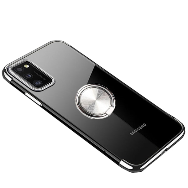 Smidigt FLOVEME Skal med Ringhållare - Samsung Galaxy A41 Silver