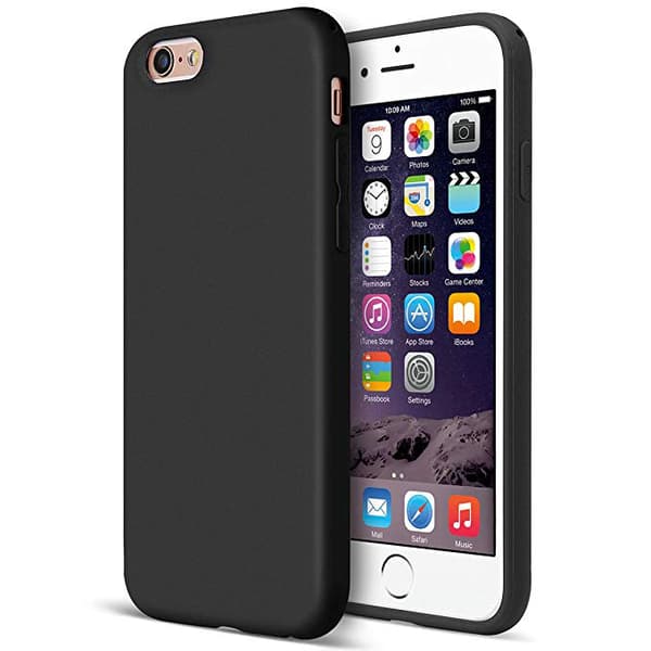 Effektfullt Nillkin Silikonskal - iPhone 6/6S Svart Svart