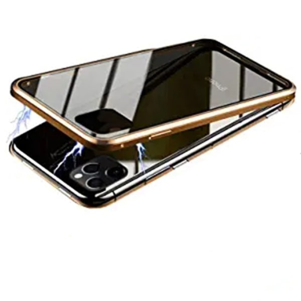 iPhone 11 Pro Max - stødabsorberende dobbeltsidet magnetisk cover Blå