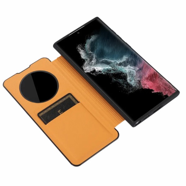 Tehokas Smooth Smart Case - Samsung Galaxy S23 Orange