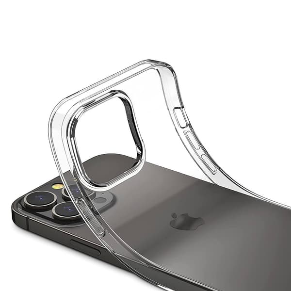 iPhone 16 Pro Max  Transparent Skydd med Stil Genomskinlig