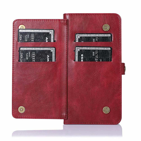 Smooth Double Wallet Case - Samsung Galaxy S10 Plus Brun