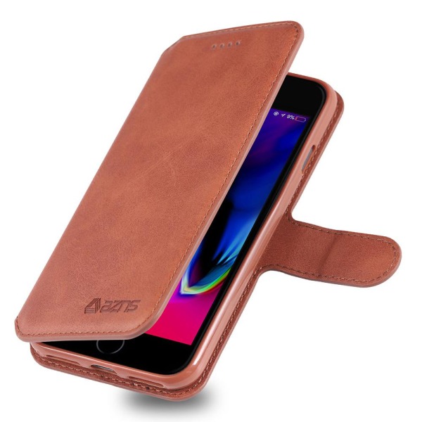 YAZUNSHI lommebokdeksel - iPhone SE 2020 Röd