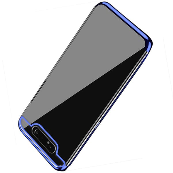 Genomtänkt Slittåligt Silikonskal - Samsung Galaxy A80 Roséguld