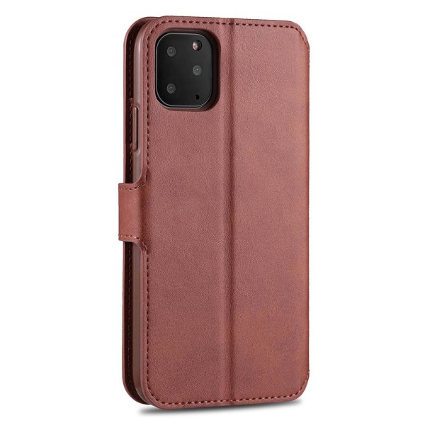 Praktiskt Yazunshi Plånboksfodral - iPhone 12 Pro Max Brun