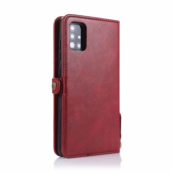 Smooth Wallet Case - Samsung Galaxy A71 Röd