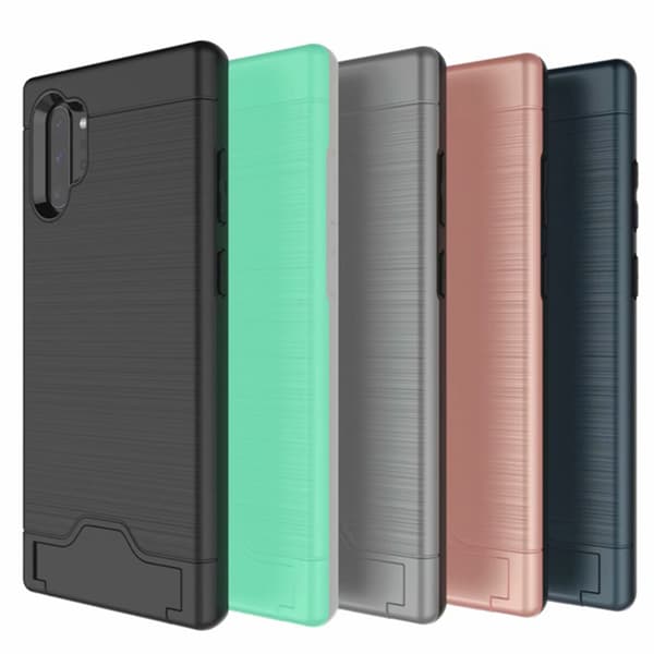 Samsung Galaxy Note10+ - Genomtänkt Skyddande Skal Grå