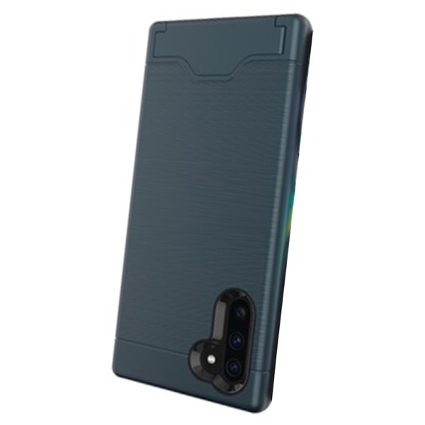 Käytännöllinen kotelo - Samsung Galaxy Note10 Mörkblå
