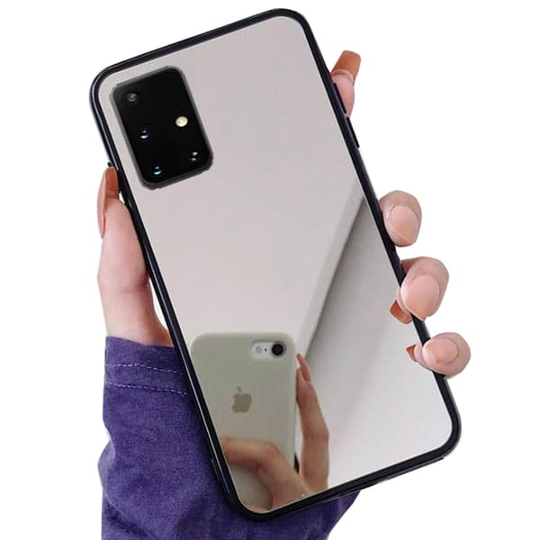 Genomtänkt Spegelskal - Samsung Galaxy A71 Silver Silver