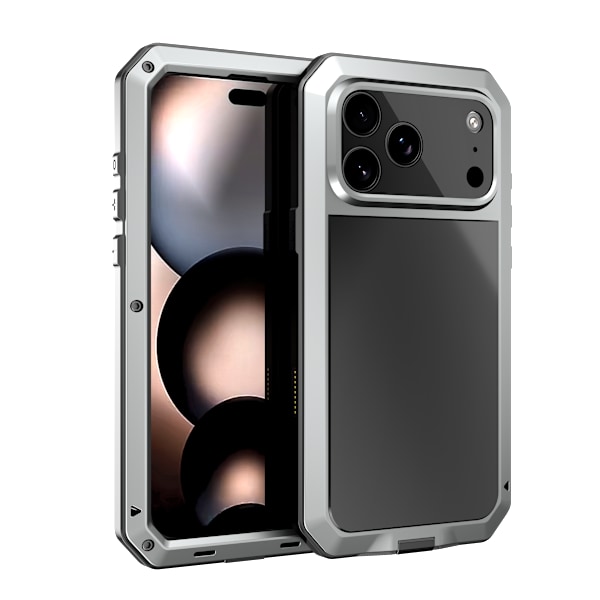 iPhone 17 Pro Max  Robust Starkt Aluminiumskal Silver