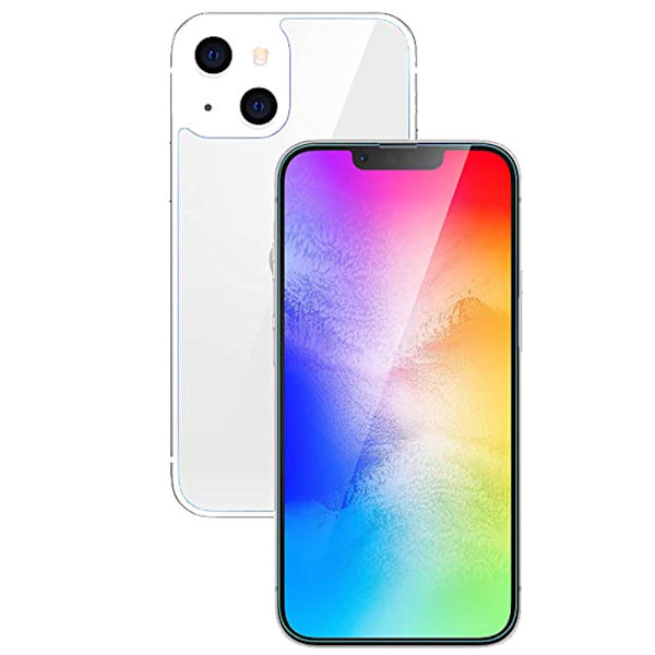 2-PACK Fram- & Baksida Skärmskydd 0,3mm iPhone 14 Transparent