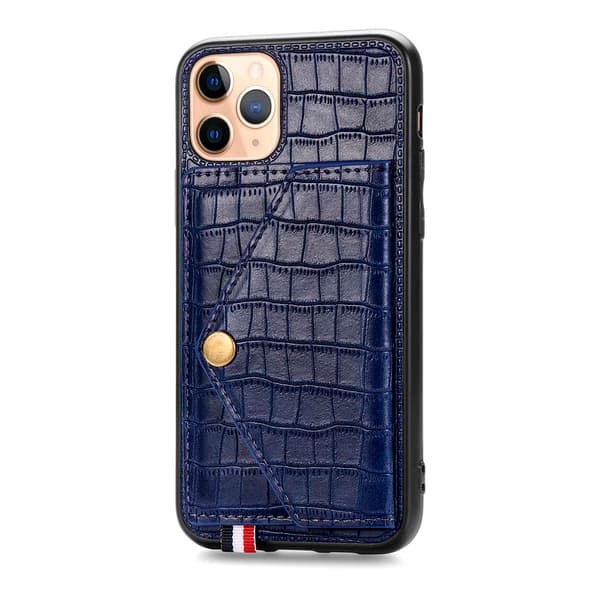 iPhone 11 Pro - Effektfullt Skyddsskal med Kortfack Röd