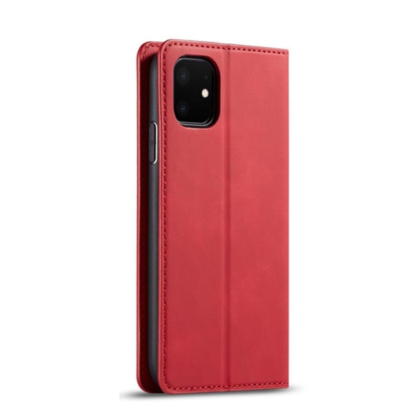 Gennemtænkt stilfuldt tegnebogscover - iPhone 12 Pro Röd