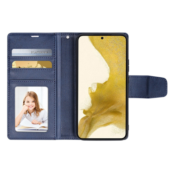 Elegant 2-1 Wallet Case - Samsung Galaxy S22 Svart