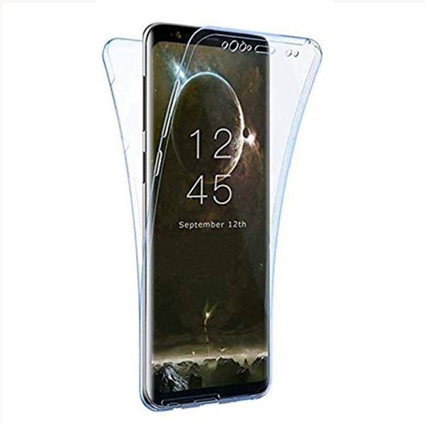 Silikonfodral med Touchsensor (Fram & Bak) S Galaxy A6 2018 Plus Svart Svart