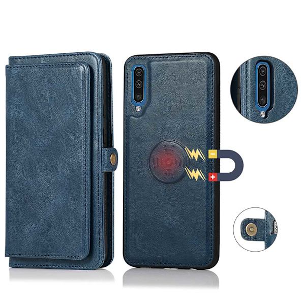 Samsung Galaxy A50 - Plånboksfodral Mörkblå