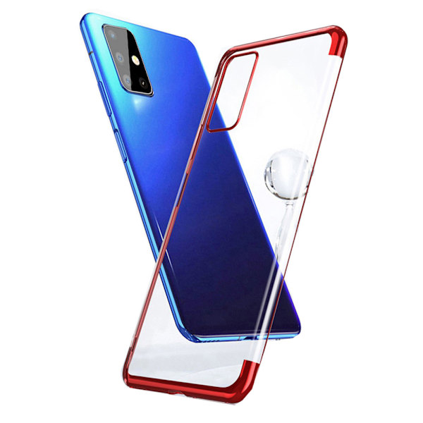 Stødabsorberende silikonecover (FLOVEME) - Samsung Galaxy A71 Svart