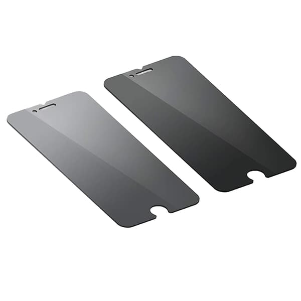 2-PACK Anti-Spy Skärmskydd HD 0,3mm iPhone 7 Plus Svart