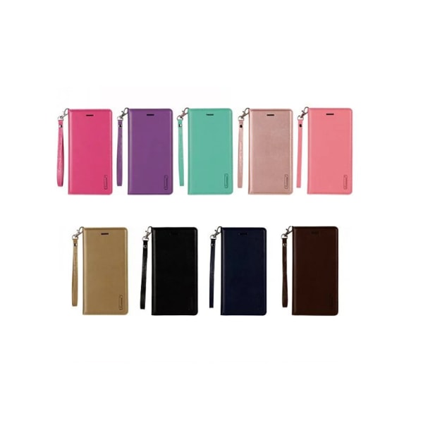 T-Casual - Glatt deksel med lommebok til Samsung Galaxy A6 Plus Rosaröd