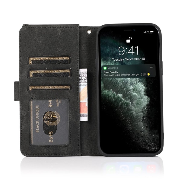 Floveme Wallet Case - iPhone 12 Pro Mörkgrön