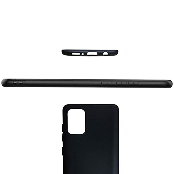 Stilig silikondeksel - Samsung Galaxy A51 Svart