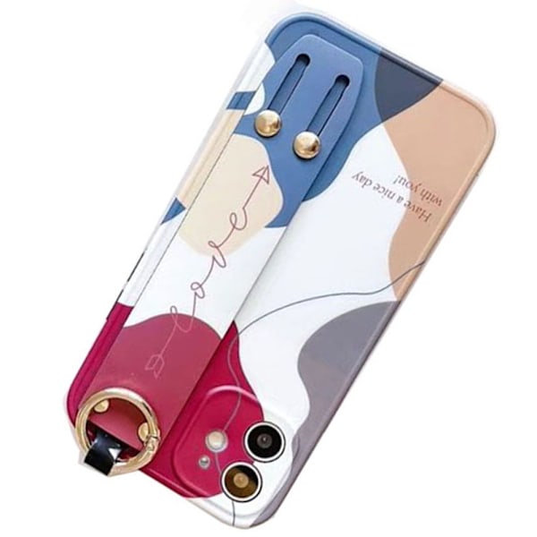 Smidigt Skal med Hållare - iPhone 12 Grön