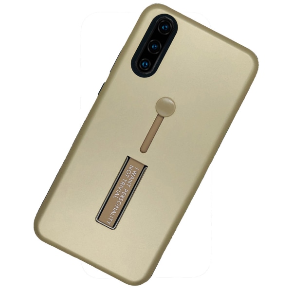 Huawei P30 - Stilfuldt cover med silikonering (KISSCASE) Guld