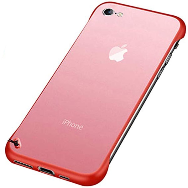 iPhone 7 - Stöttåligt Ultratunt Skal Röd