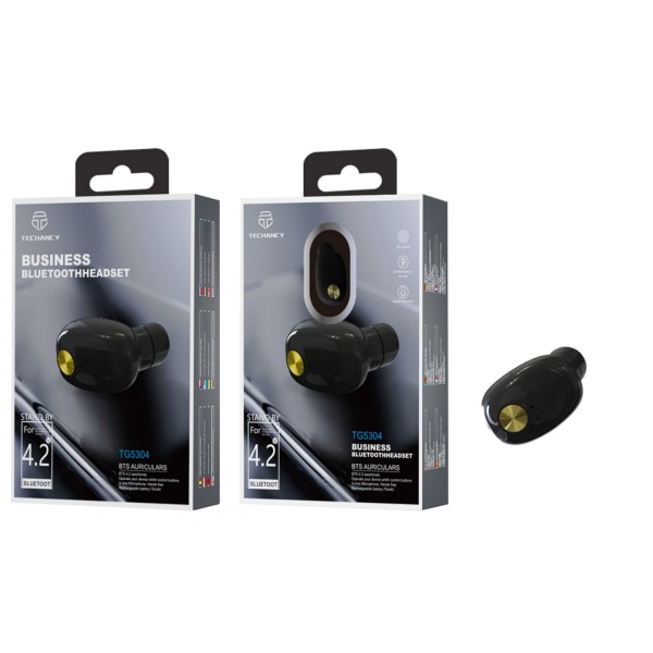 Bluetooth In-Ear høretelefoner fra Techansy Black