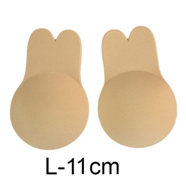 Komfortabel Selvhæftende BH Uden Stropper Beige S/M 9.5cm