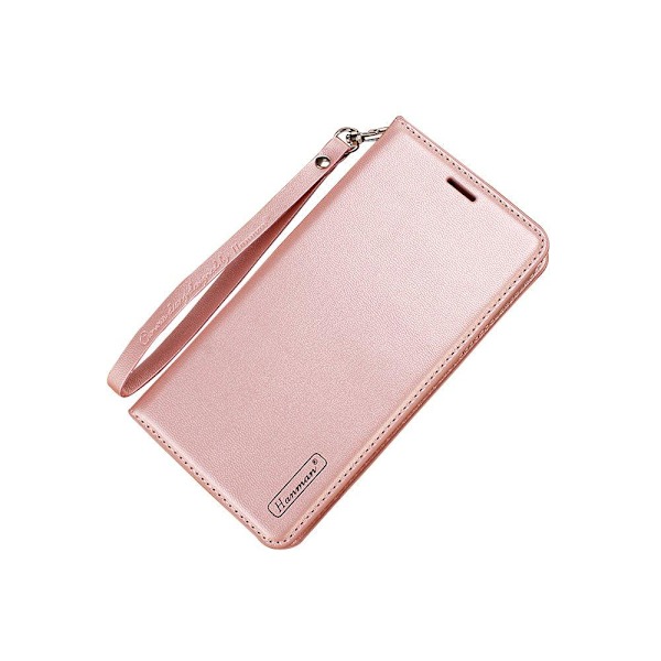 Huawei P20 - Plånboksfodral i PU-Läder av Hanman Rosa