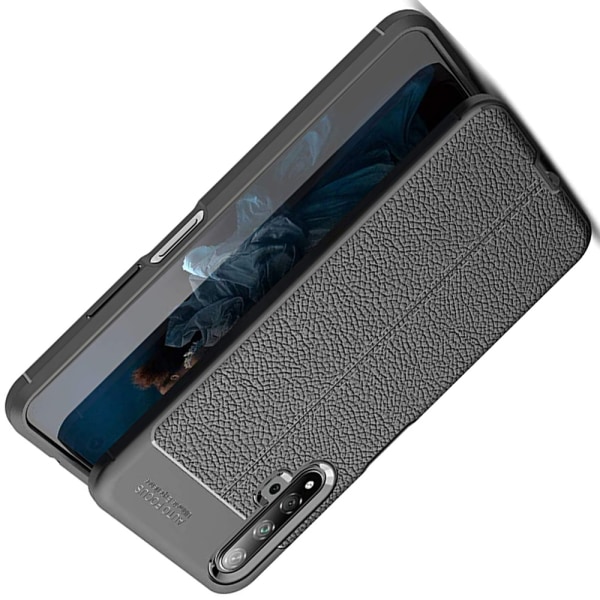 Tyylikäs iskunkestävä kansi - Huawei Nova 5T Mörkblå